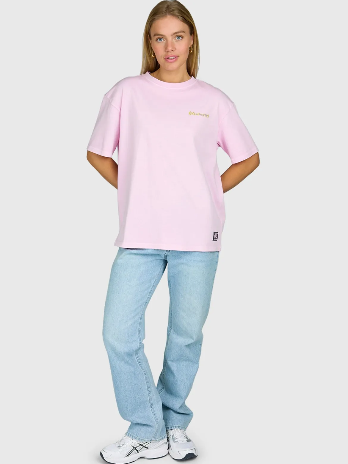 High-95-Print Dames T-shirt | Mauve Mist