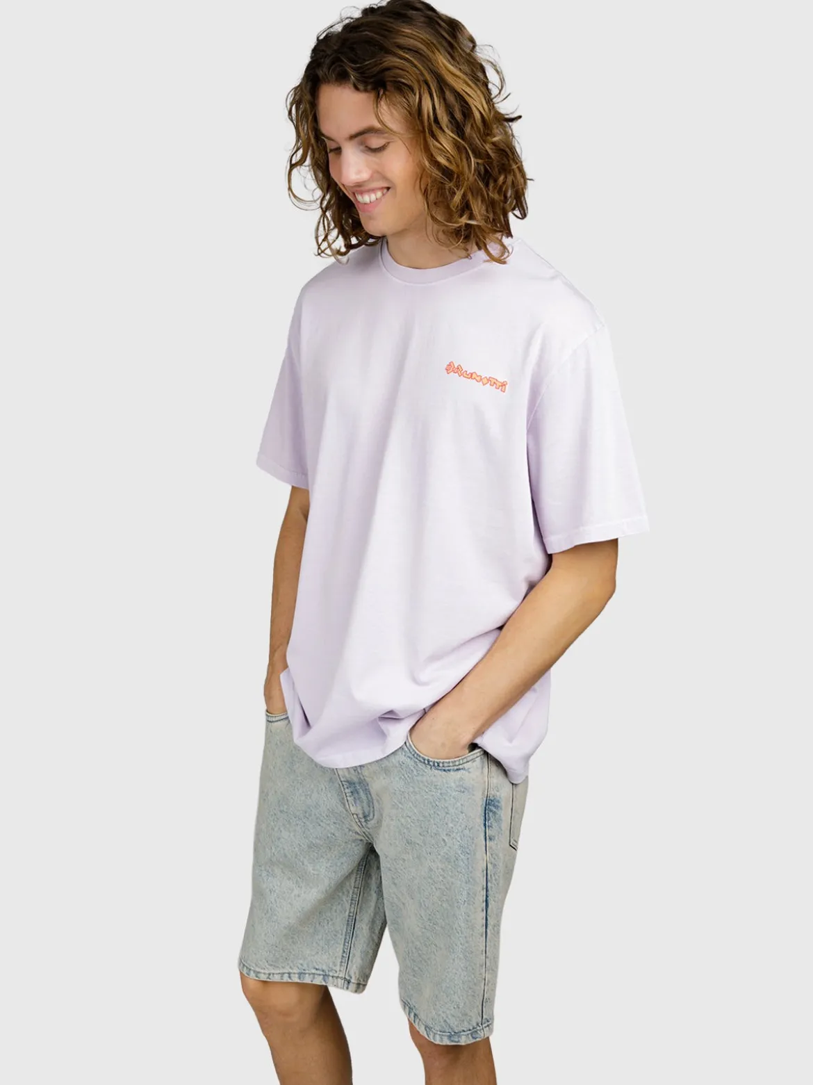 High-95-Print Heren T-shirt | Wisteria