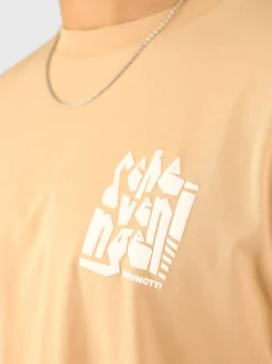 Homeseries-Scheveningen Heren T-shirt | Gember