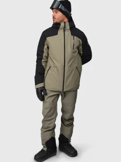 Huygens Heren Softshell Pants | Dusky Green