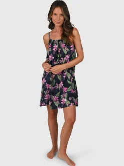 Isla-Tropicana Women Dress | Indigo Blue