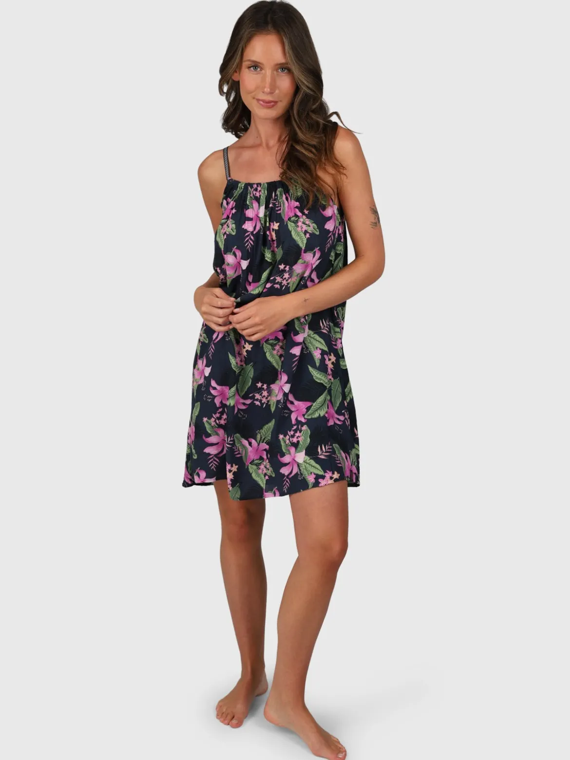 Isla-Tropicana Women Dress | Indigo Blue