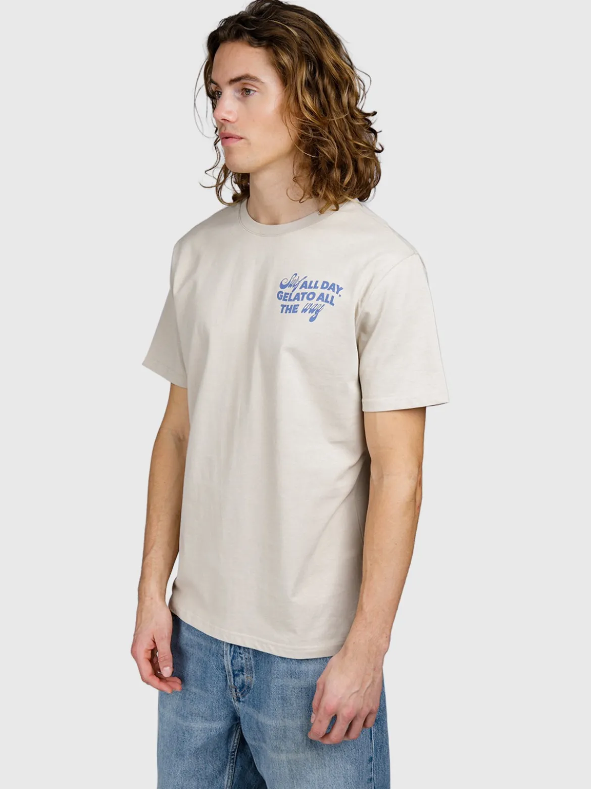 Ittalo Heren T-shirt | Feather Grey