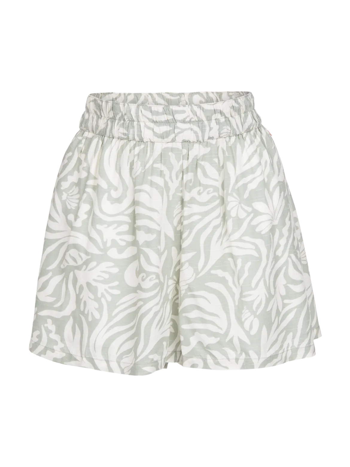 Ize-Print Dames Shorts | Aqua Grey