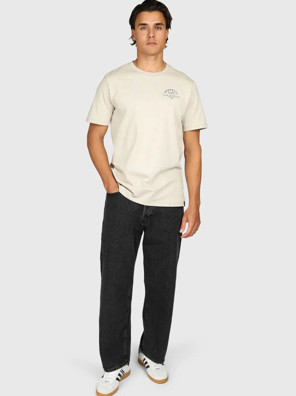 Janusai Heren T-shirt | Feather Grey