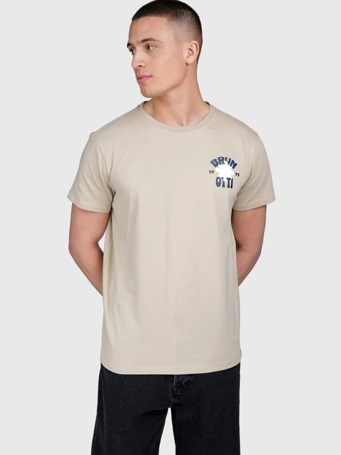 Jondee Heren T-shirt | Feather Grey