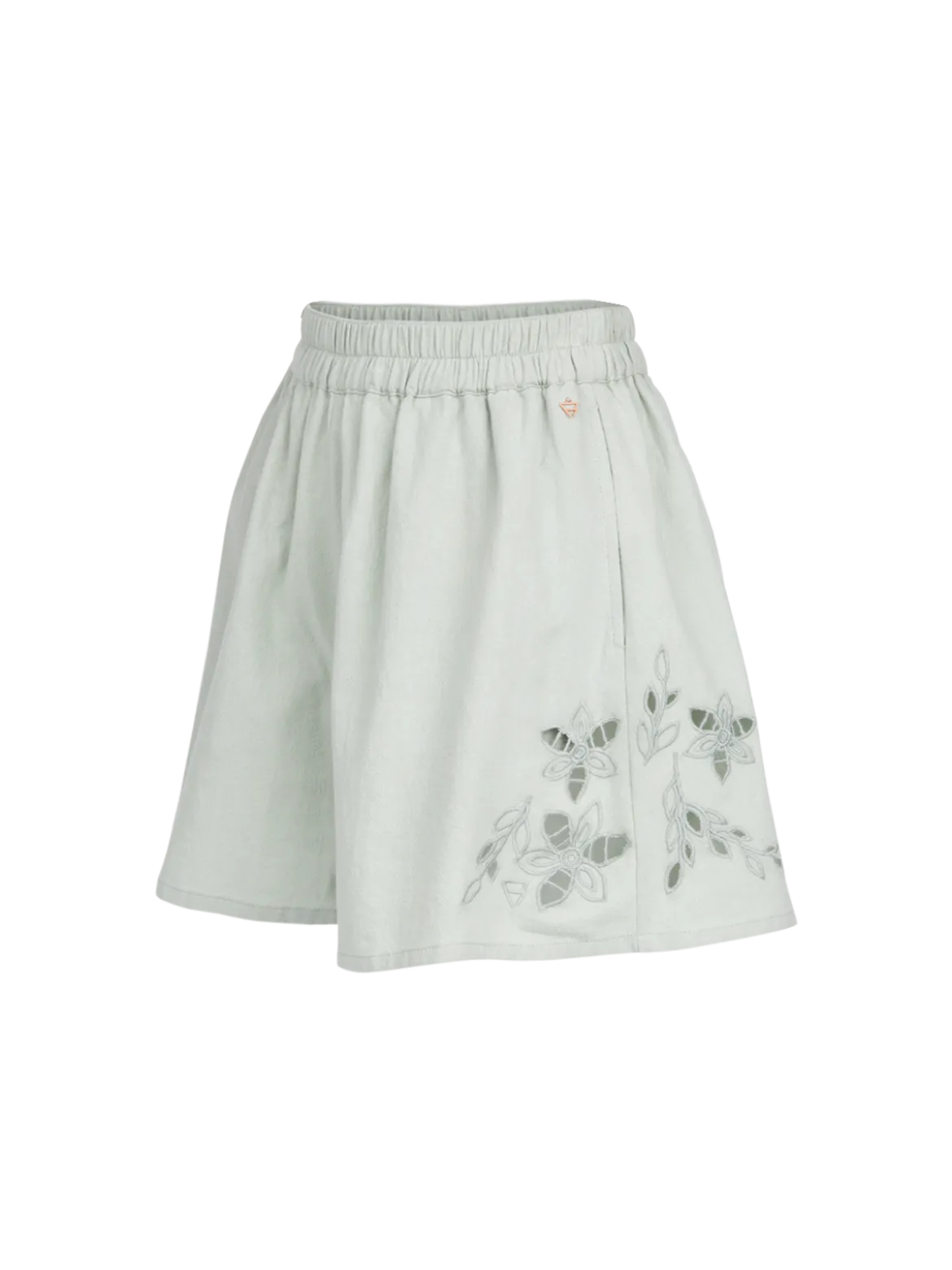 Julee Dames Shorts | Aqua Grey
