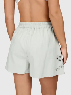 Julee Dames Shorts | Aqua Grey