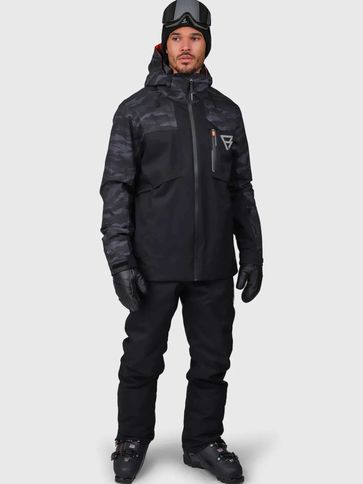 Kanisher Heren Ski Jas | Zwart