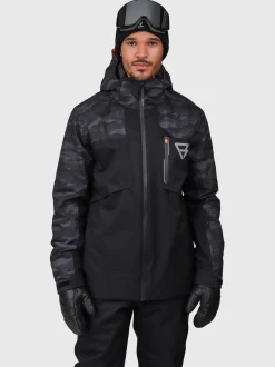 Kanisher Heren Ski Jas | Zwart