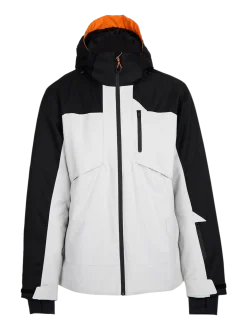 Kanisher Men Snow Jacket | Soft Grey