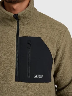 Kelstyn Men Fleece | Dusky Green