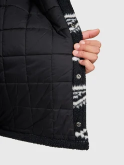 Kevionnet Men Fleece Jacket | Black