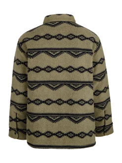 Kevionnet Men Fleece Jacket | Dusky Green