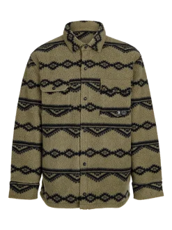 Kevionnet Men Fleece Jacket | Dusky Green