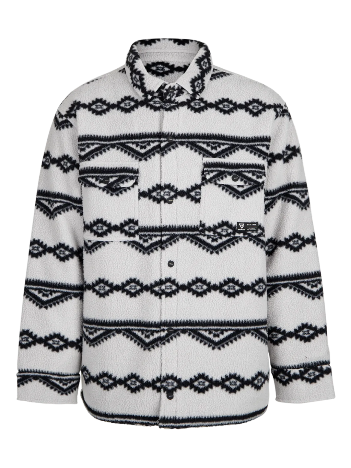 Kevionnet Men Fleece Jacket | Soft Grey