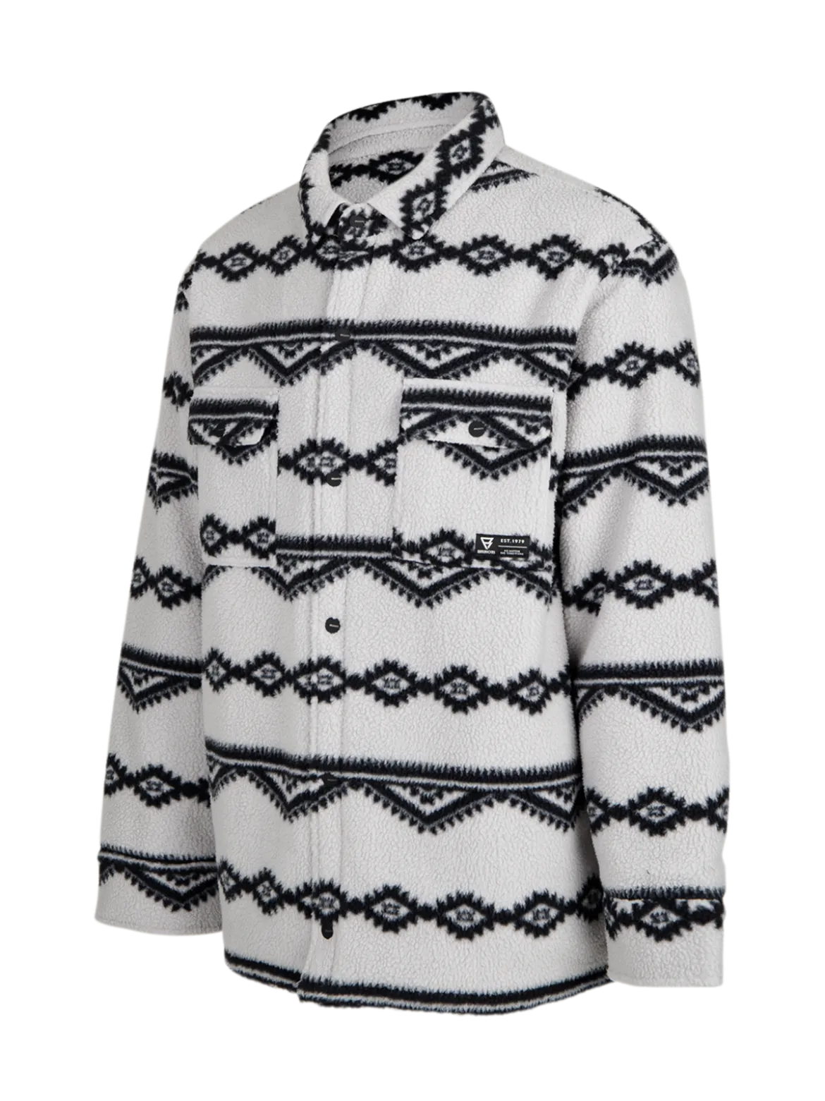 Kevionnet Men Fleece Jacket | Soft Grey