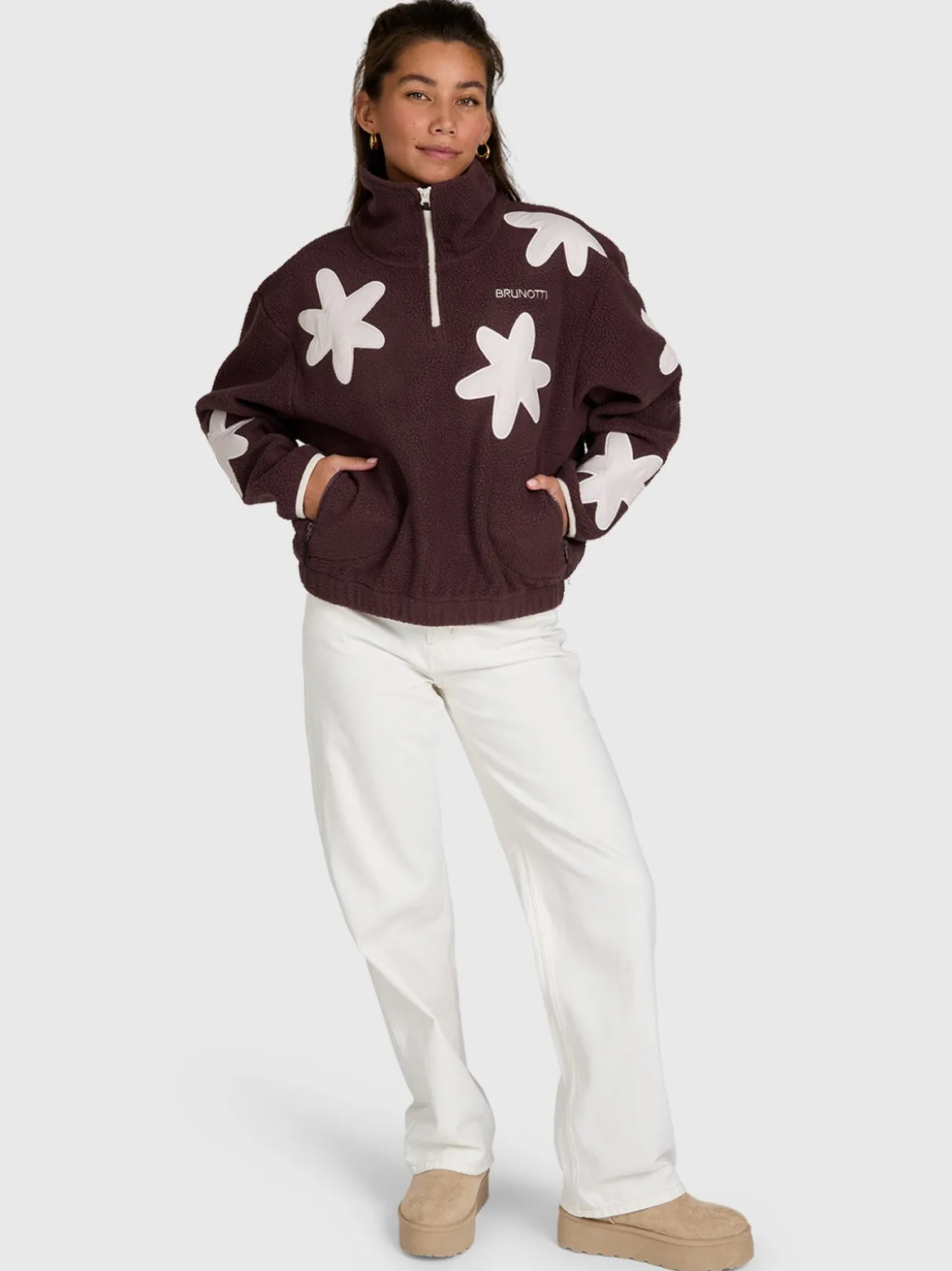 Kirsten Women Urban Fleece | Raisin