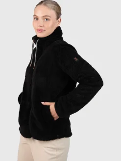 Kyoto Dames Fleece | Zwart