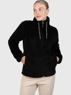 Kyoto Dames Fleece | Zwart