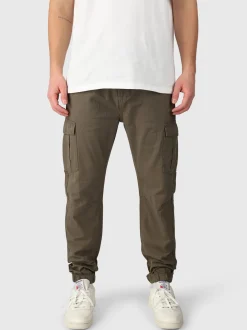 Lansons Heren Cargo Broek | Army Green