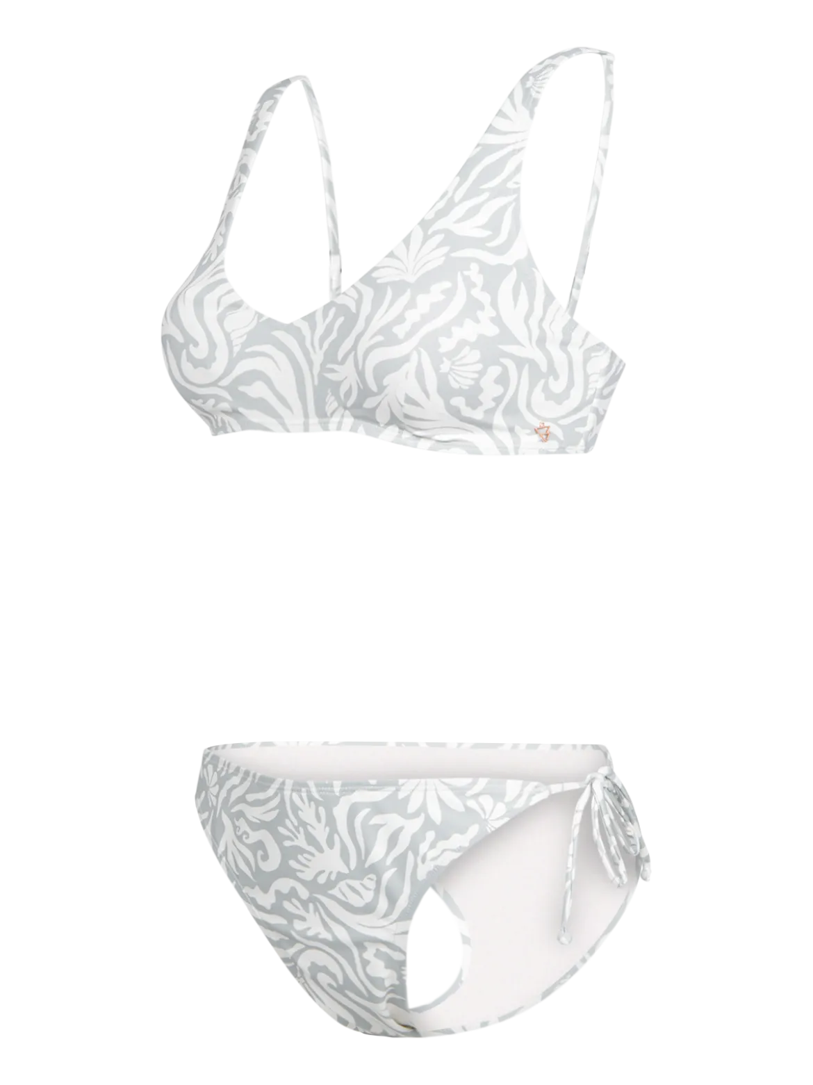 Lavinja-Print Dames Bikini | Aqua Grey