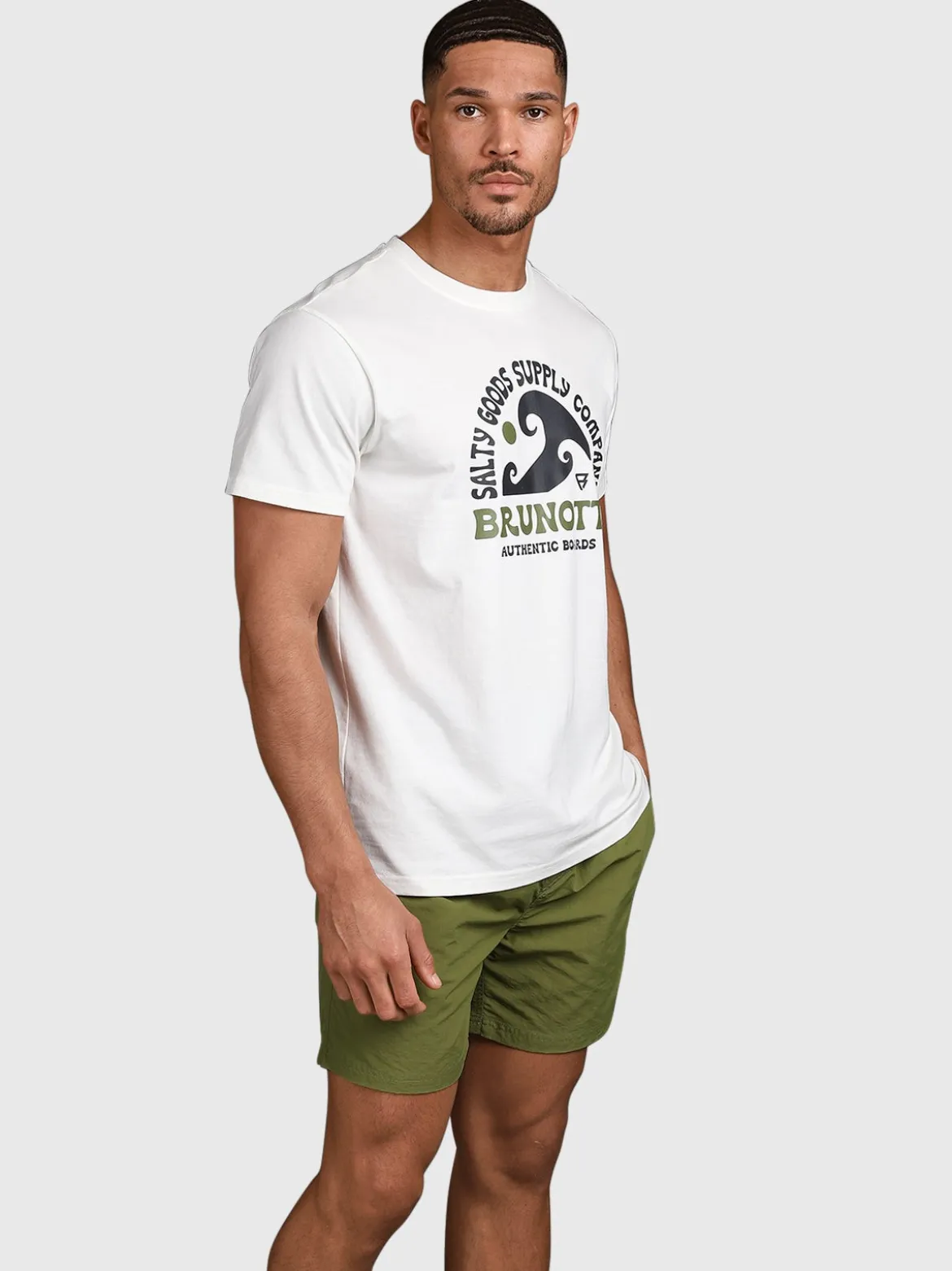 Leeway Men T-shirt | Cream
