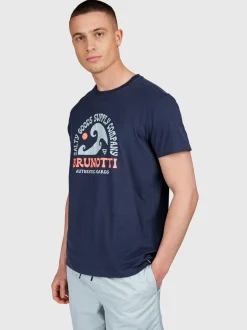 Leeway Men T-shirt | Indigo Blue