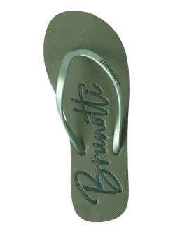 Logo Dames Flip Flops | Sage Green