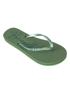 Logo Dames Flip Flops | Sage Green