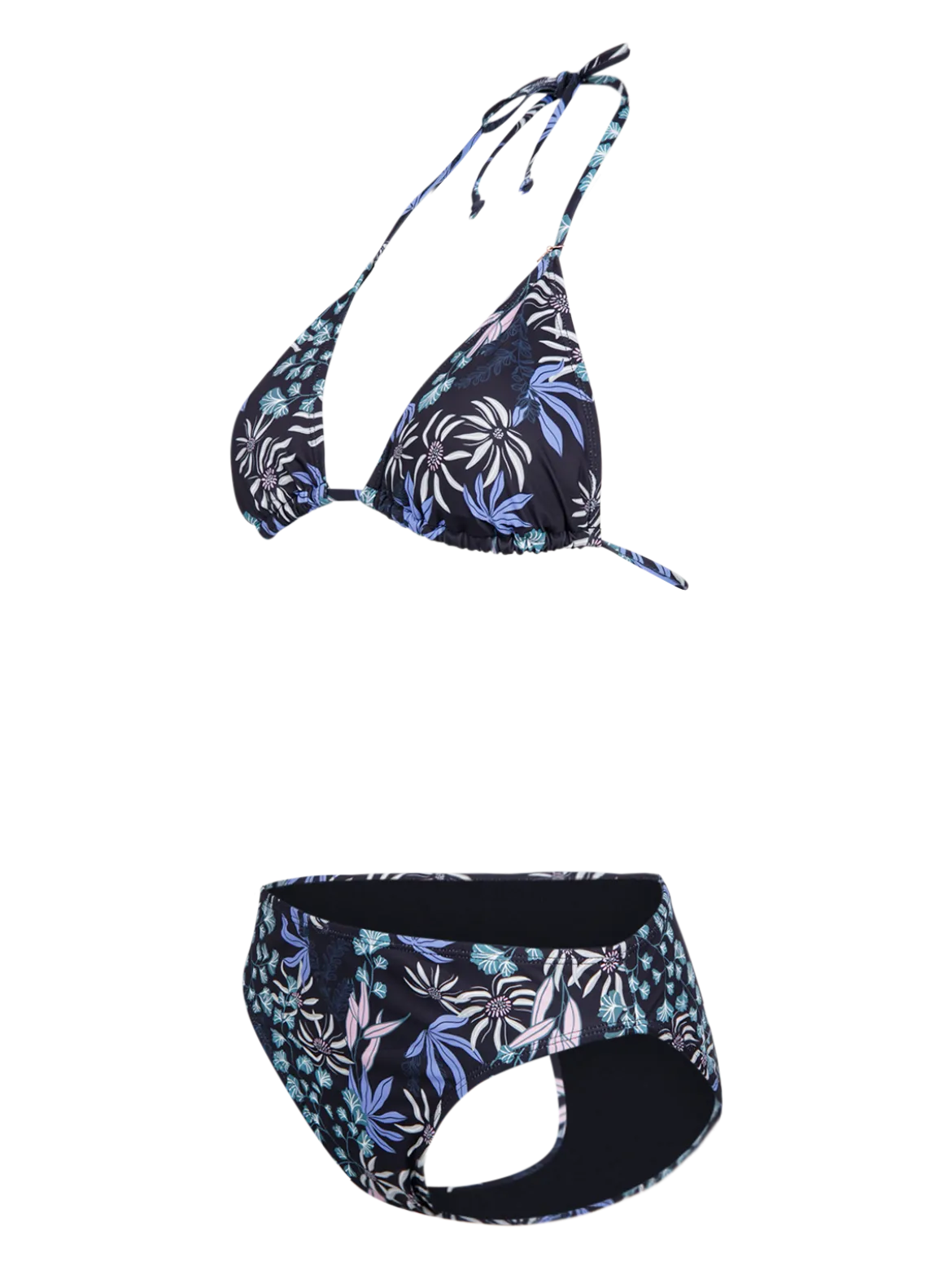 Lollypop-Print Dames Bikini | Zwart