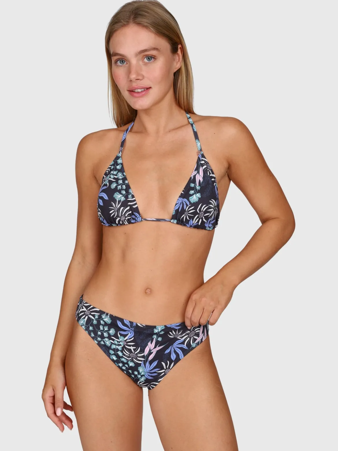 Lollypop-Print Dames Bikini | Zwart