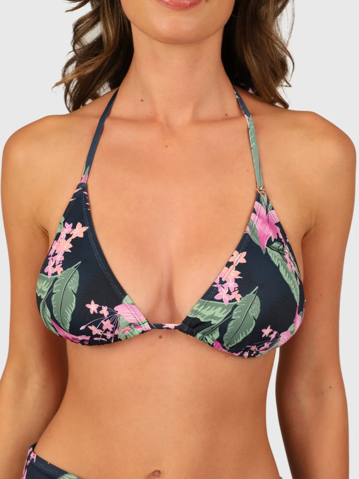 Lollypop-Tropicana Dames Triangel Bikini Set | Indigo Blue