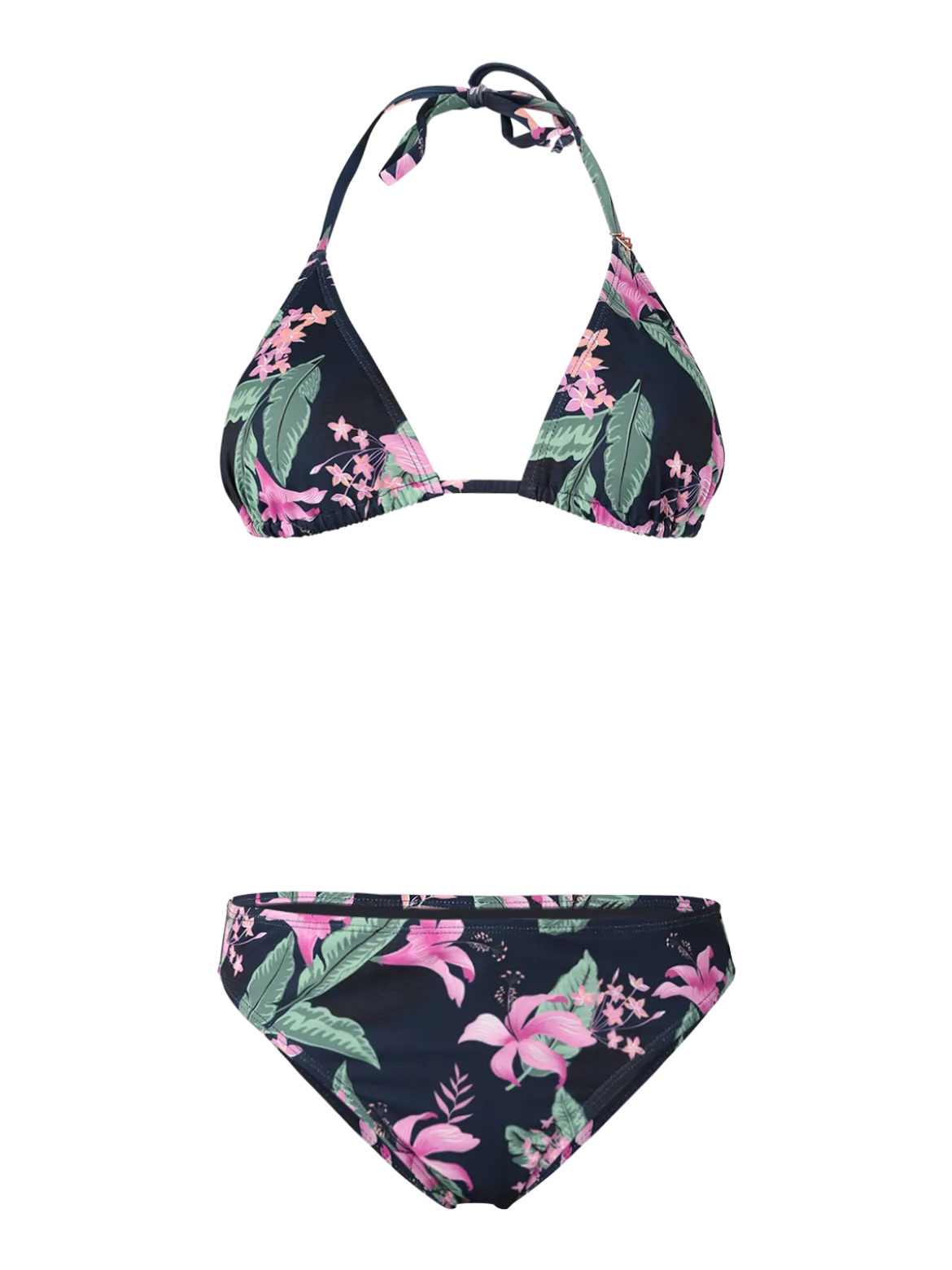 Lollypop-Tropicana Dames Triangel Bikini Set | Indigo Blue