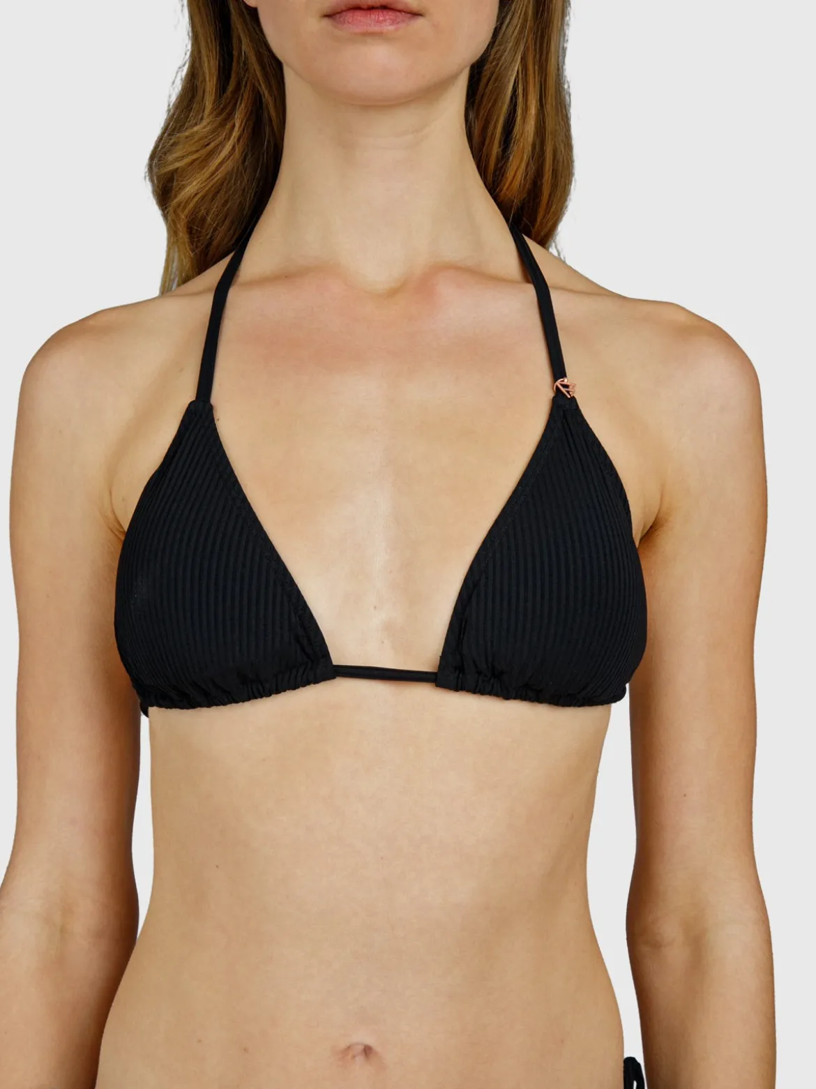 Lolly-Rib Dames Bikini | Zwart