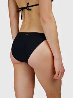 Lolly-Rib Dames Bikini | Zwart