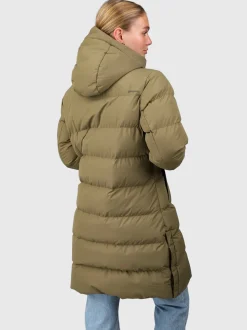 Madwell Dames Puffer Jas | Dusky Green