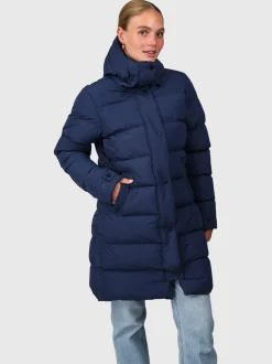 Madwell Dames Puffer Jas | Indigo Blue