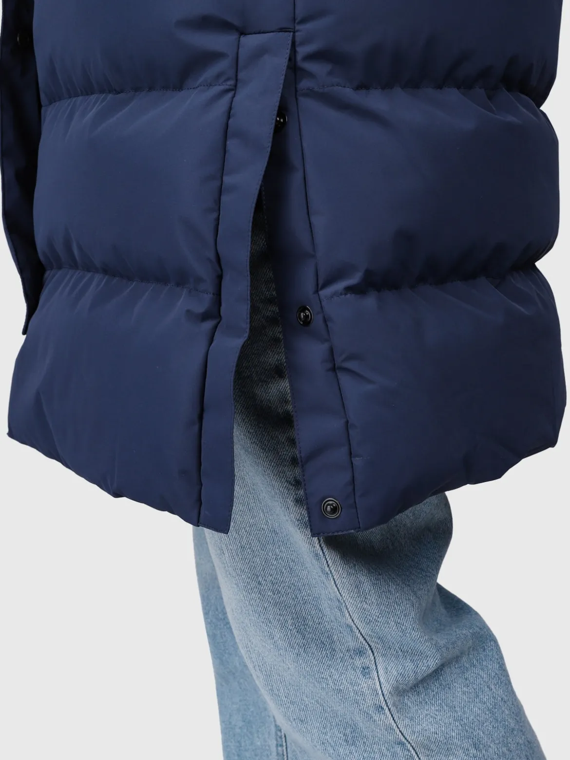 Madwell Dames Puffer Jas | Indigo Blue