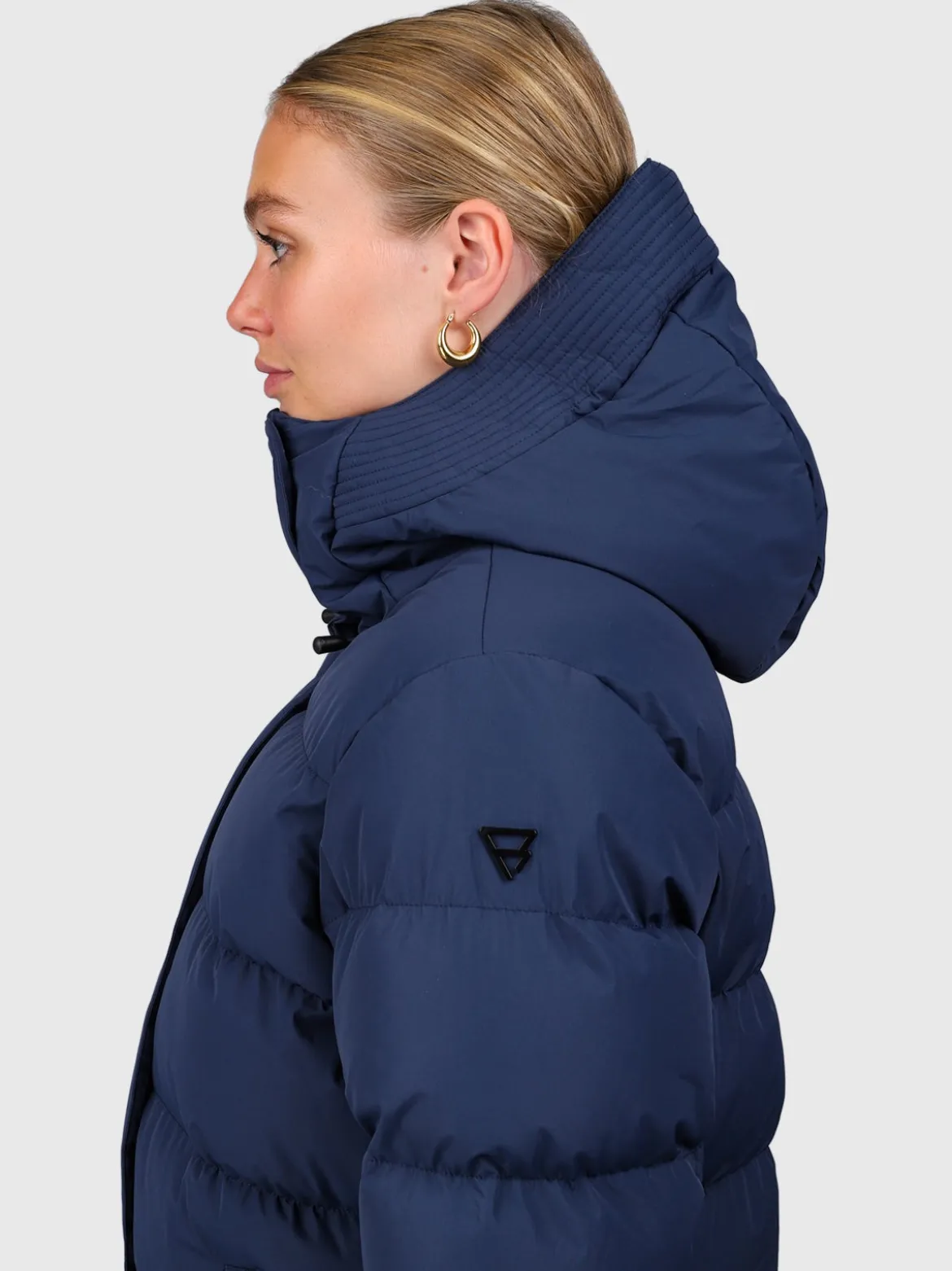 Madwell Dames Puffer Jas | Indigo Blue