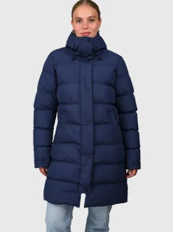 Madwell Dames Puffer Jas | Indigo Blue