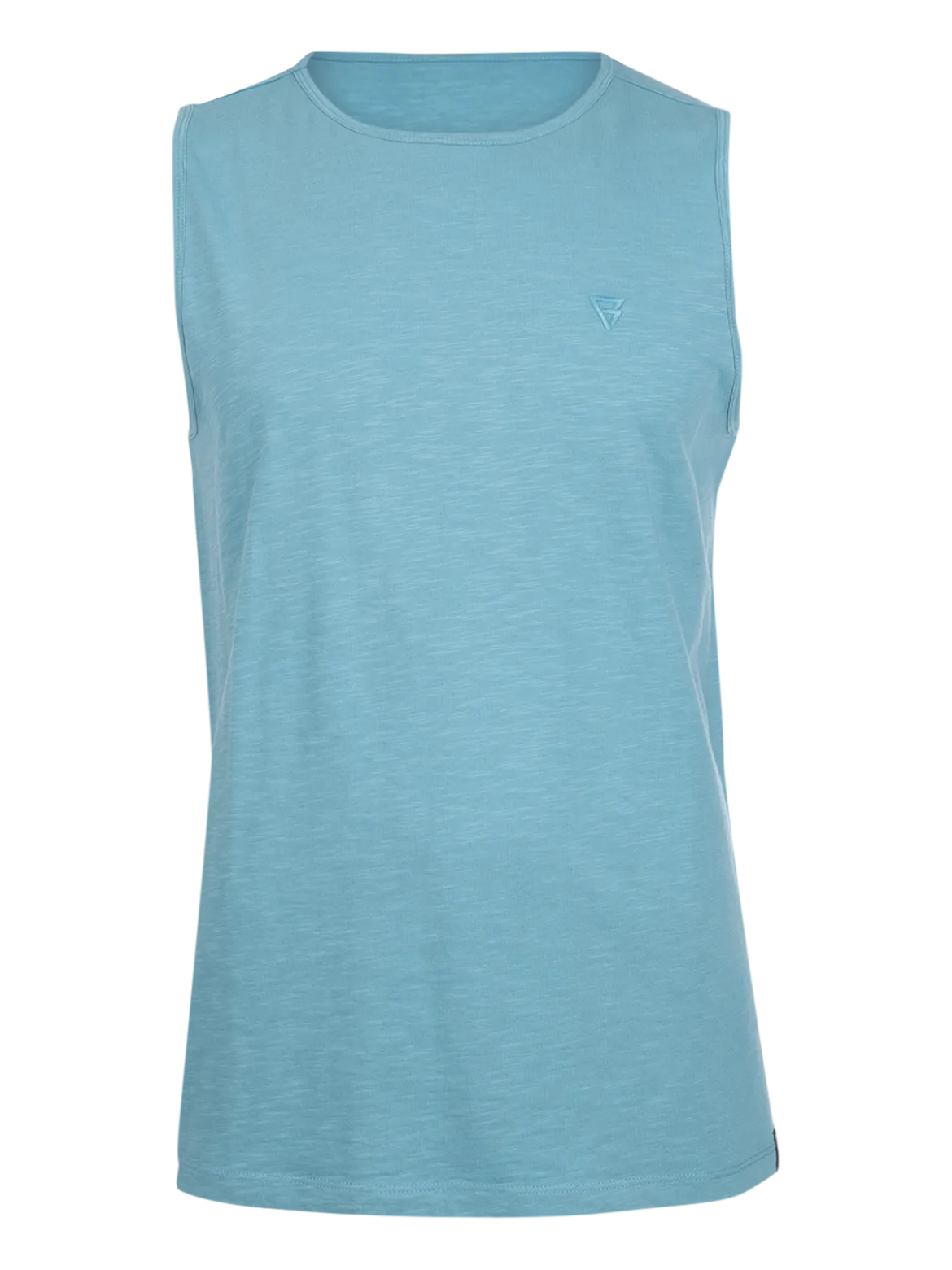 Malaku-Slub Heren Singlet | Adriatic Blue