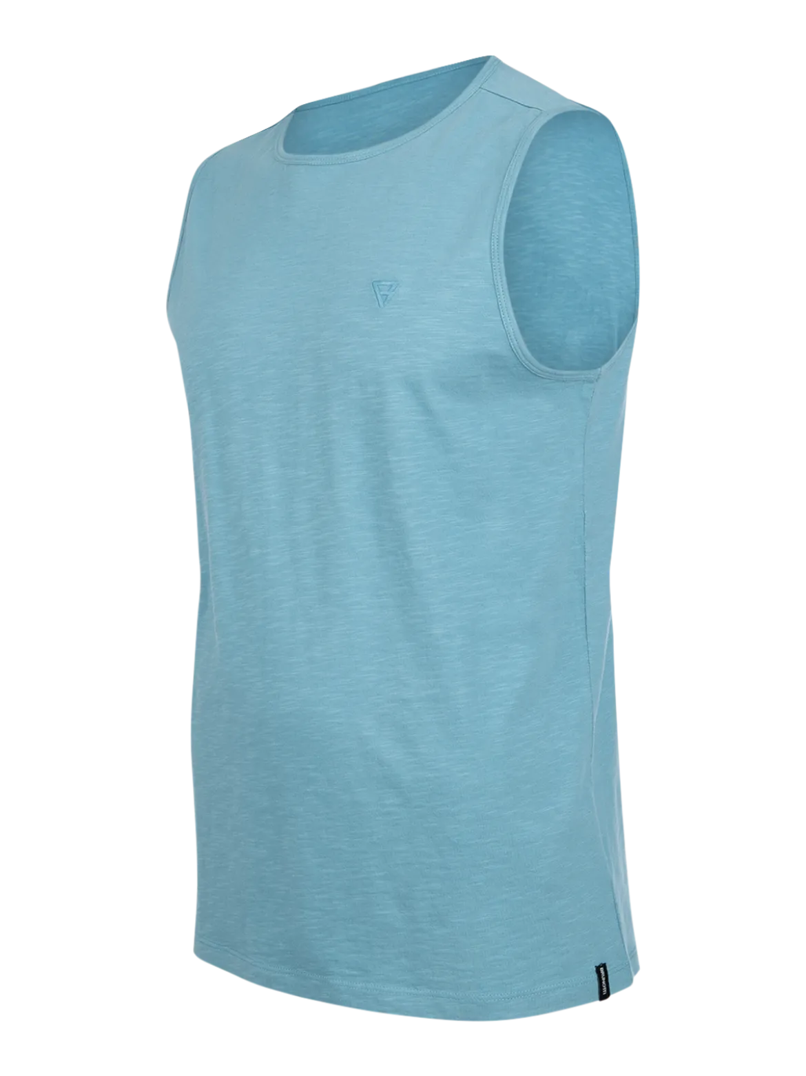 Malaku-Slub Heren Singlet | Adriatic Blue
