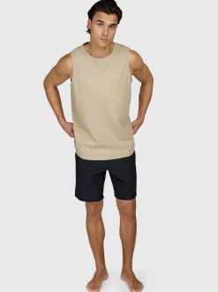 Malaku-Slub Heren Singlet | Chinchilla