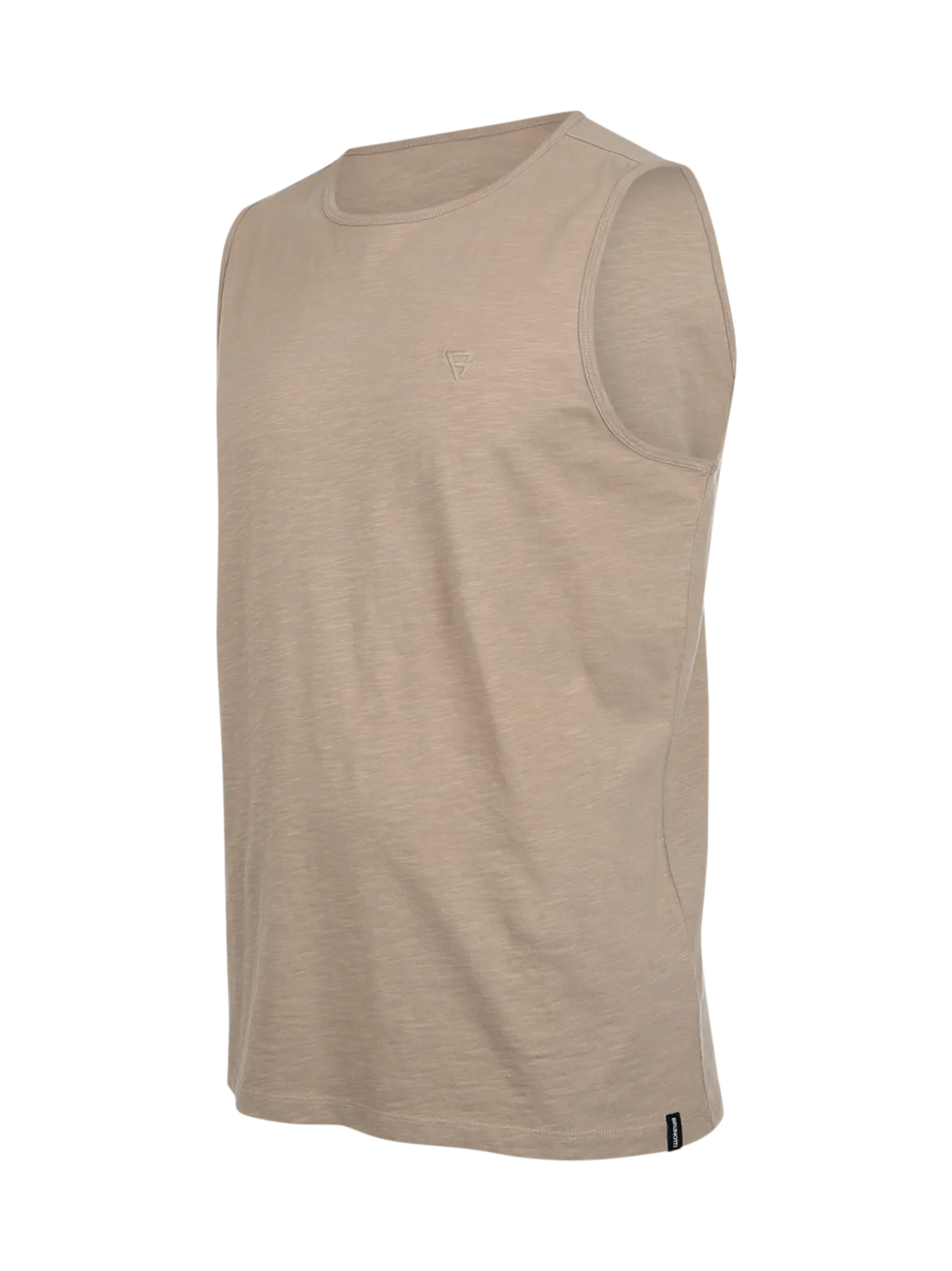 Malaku-Slub Heren Singlet | Chinchilla