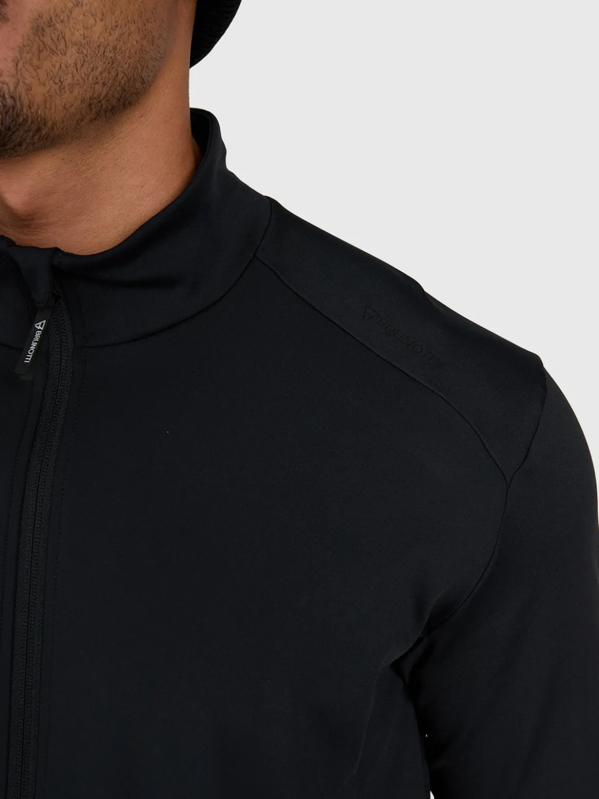 Mano-Zip Men Snow Fleece | Black
