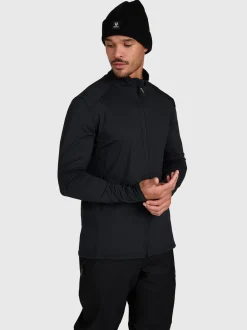 Mano-Zip Men Snow Fleece | Black