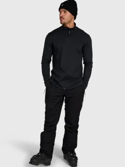 Mano-Zip Men Snow Fleece | Black