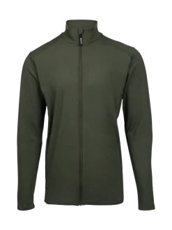 Mano-Zip Men Snow Fleece | Deep Green