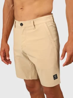 Marret Heren Hybrid Shorts | Beige